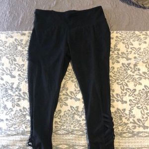 Yoga pants mesh sides